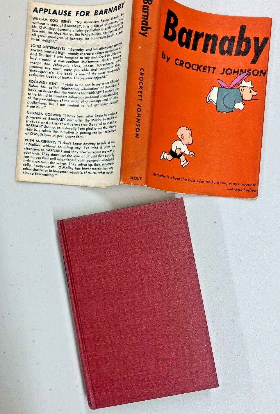BARNABY by Crockett Johnson – 1943 Great Condition with DJ