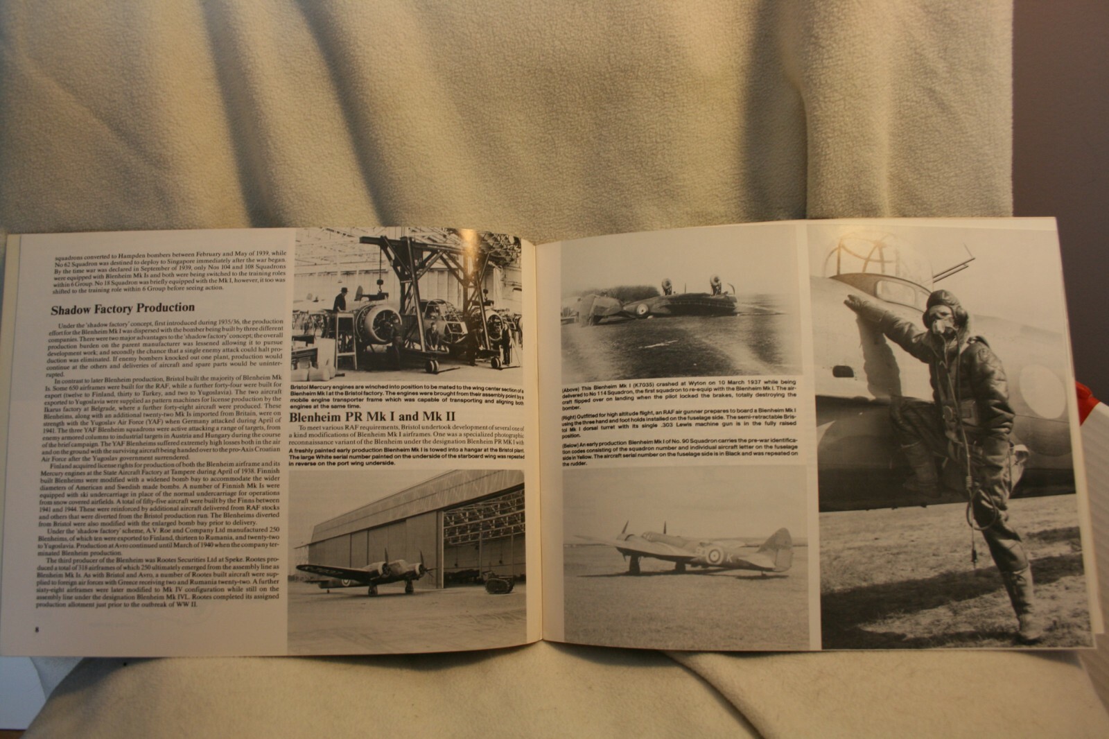 Bristol Blenheim Squadron Signal book # 1088 Good Condition