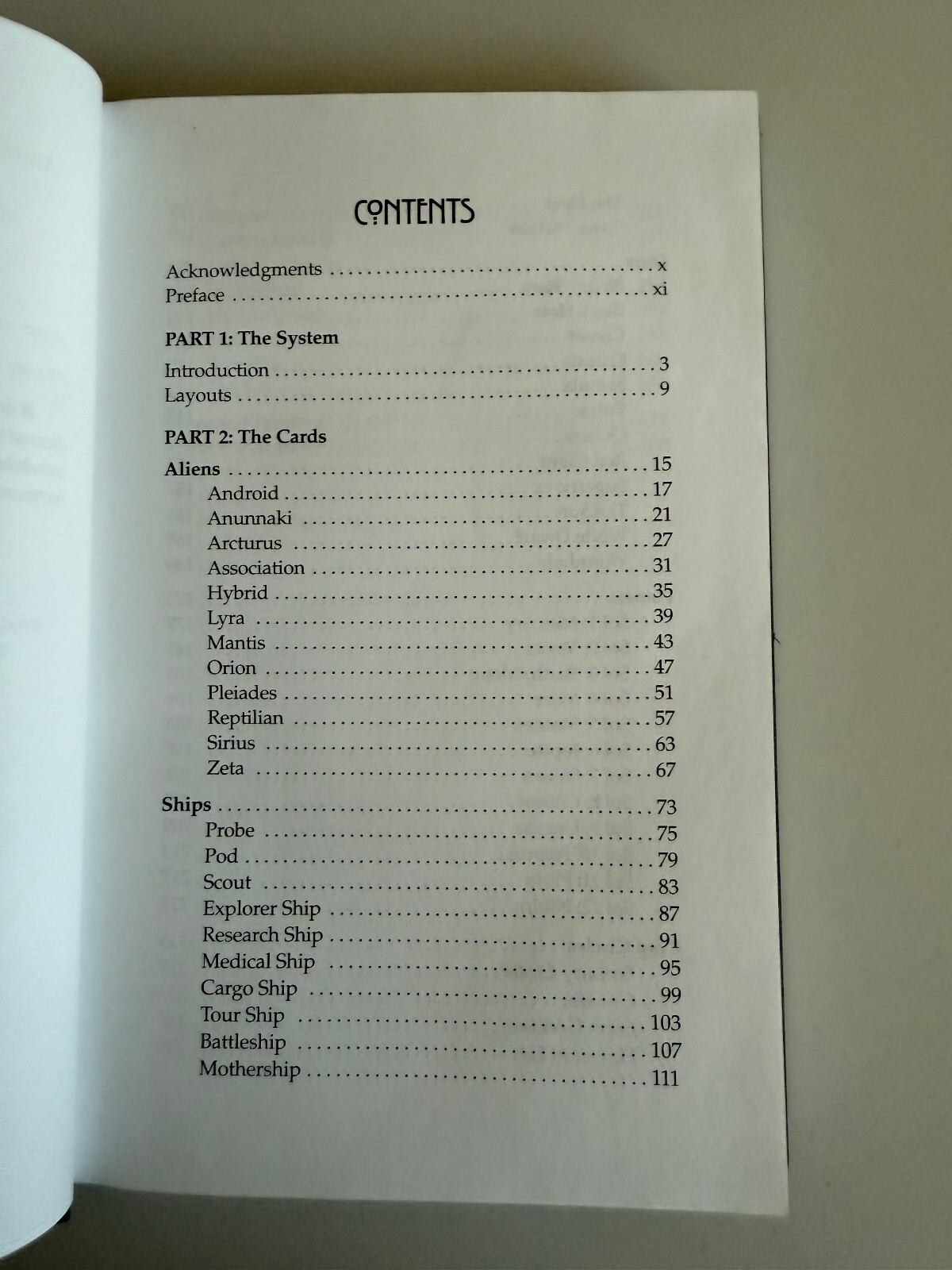 CONTACT CARDS – AN EXTRATERRESTRIAL DIVINATION SYSTEM – 1996 – HARDCOVER BOOK