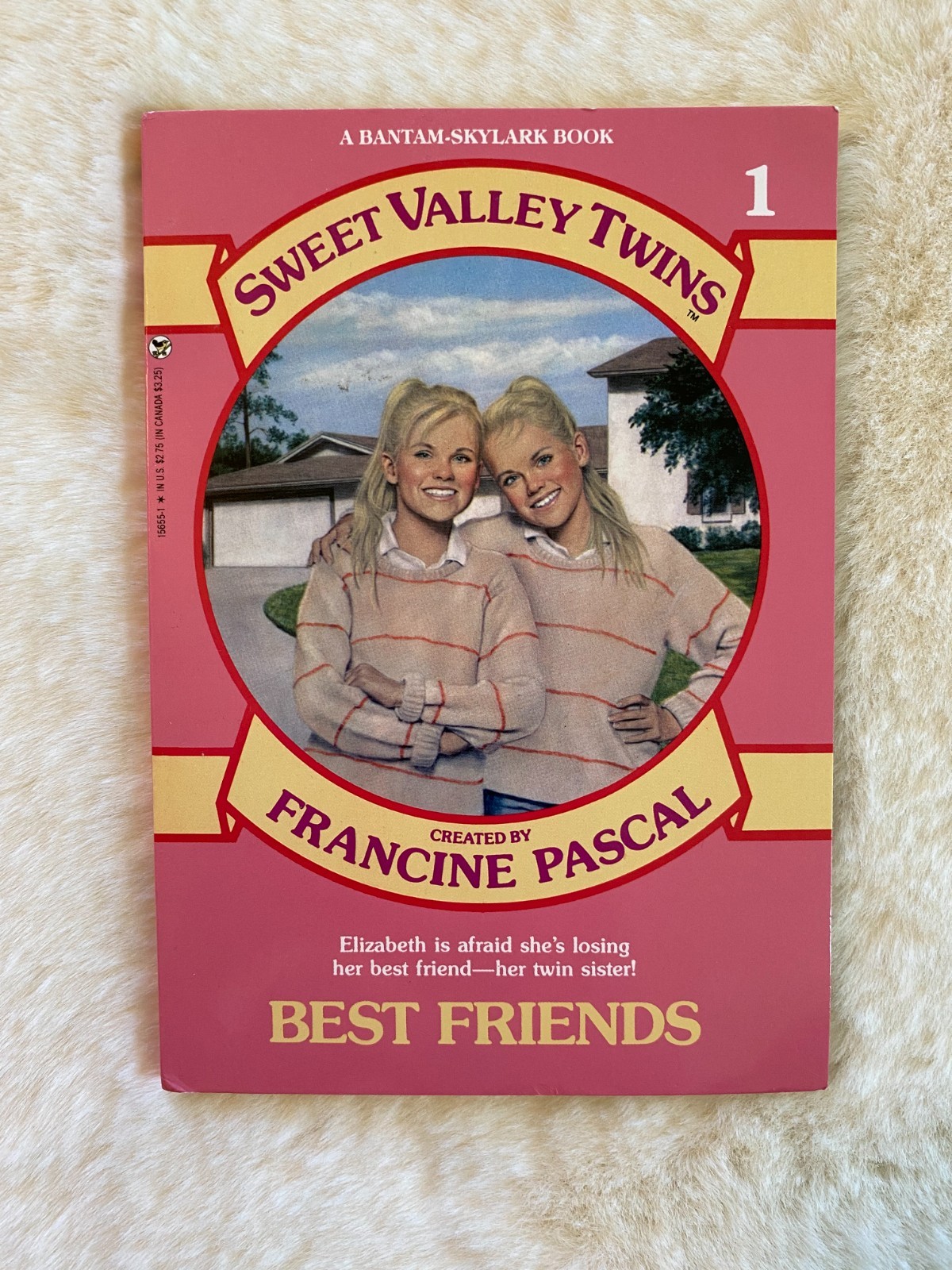Sweet Valley Twins „Best Friends“ paperback book #1 NEW Vintage Old Stock 1986