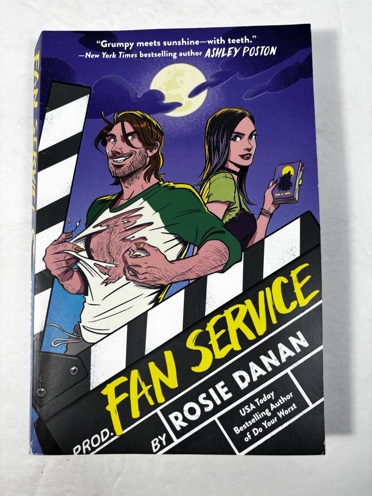 Fan Service Rosie Danan SC Book Sexy Paranormal Rom-Com Romance Wolf Blood Moon