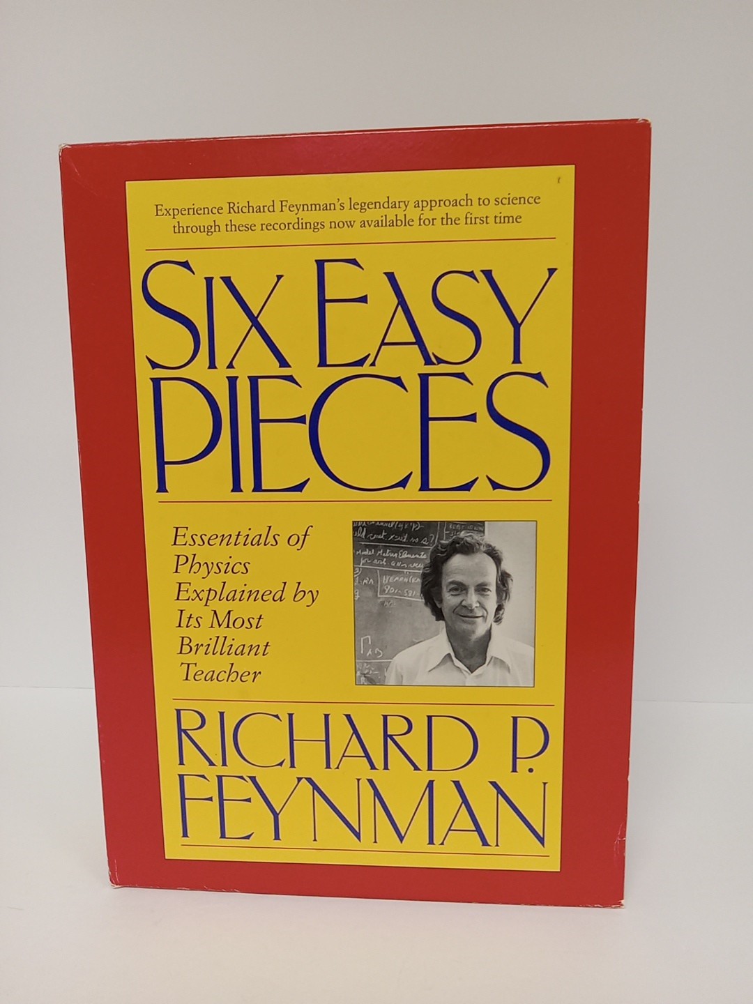 Six Easy Pieces by Richard P. Feynman 1995 Hardcover w/ 6 CDs