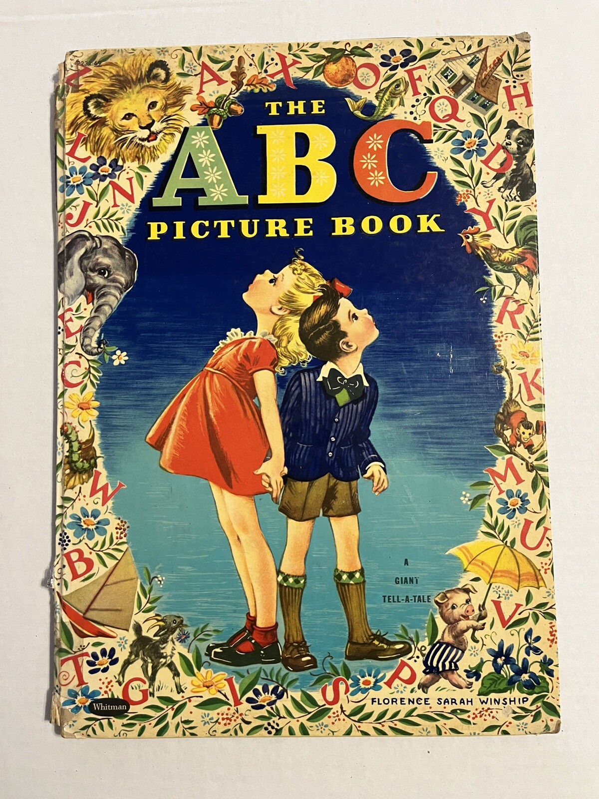 1948 Whitman Publishing The ABC Picture Book Large Hardcover