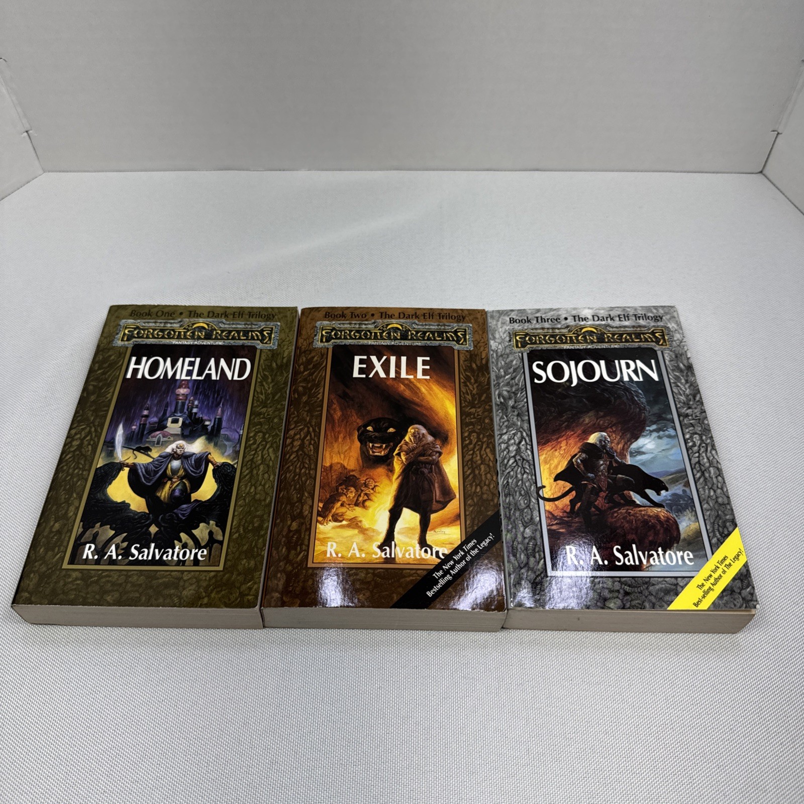 The Dark Elf Trilogy Box Set (Homeland + Exile + Sojourn) by R.A. Salvatore