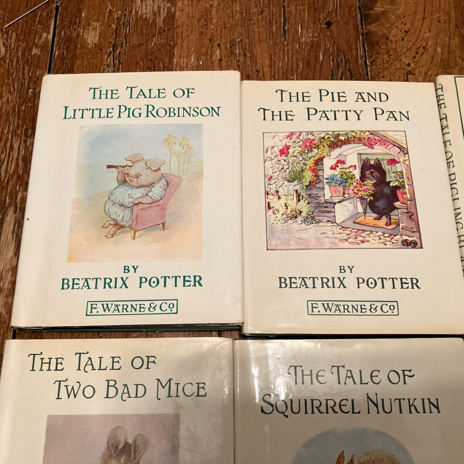 VTG Peter Rabbit Library Beatrix Potter Frederick Warne & Co Books HC Lot of 13