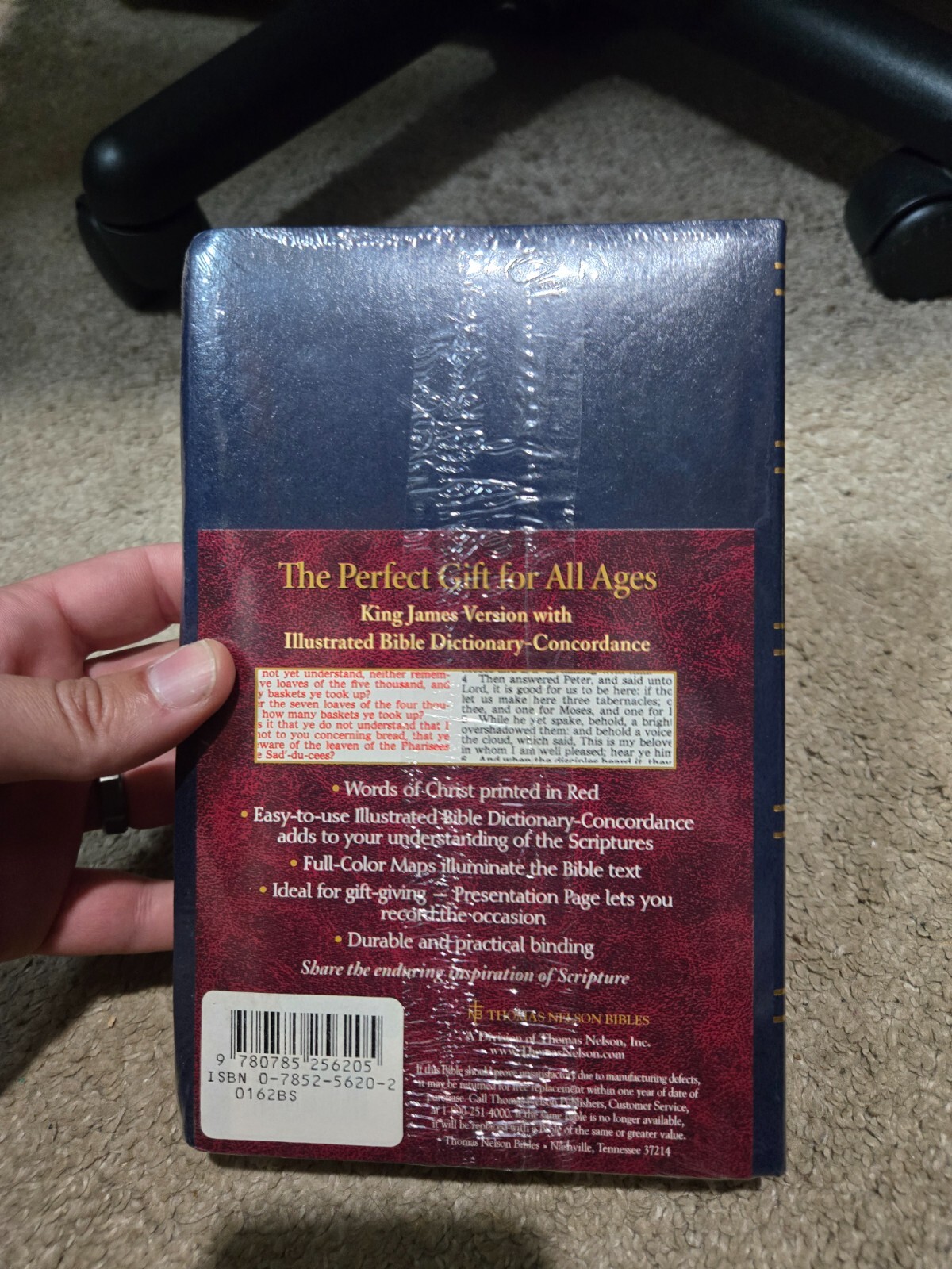 King James Gift and Award Bible by Thomas Nelson Imitation Leather New Sealed