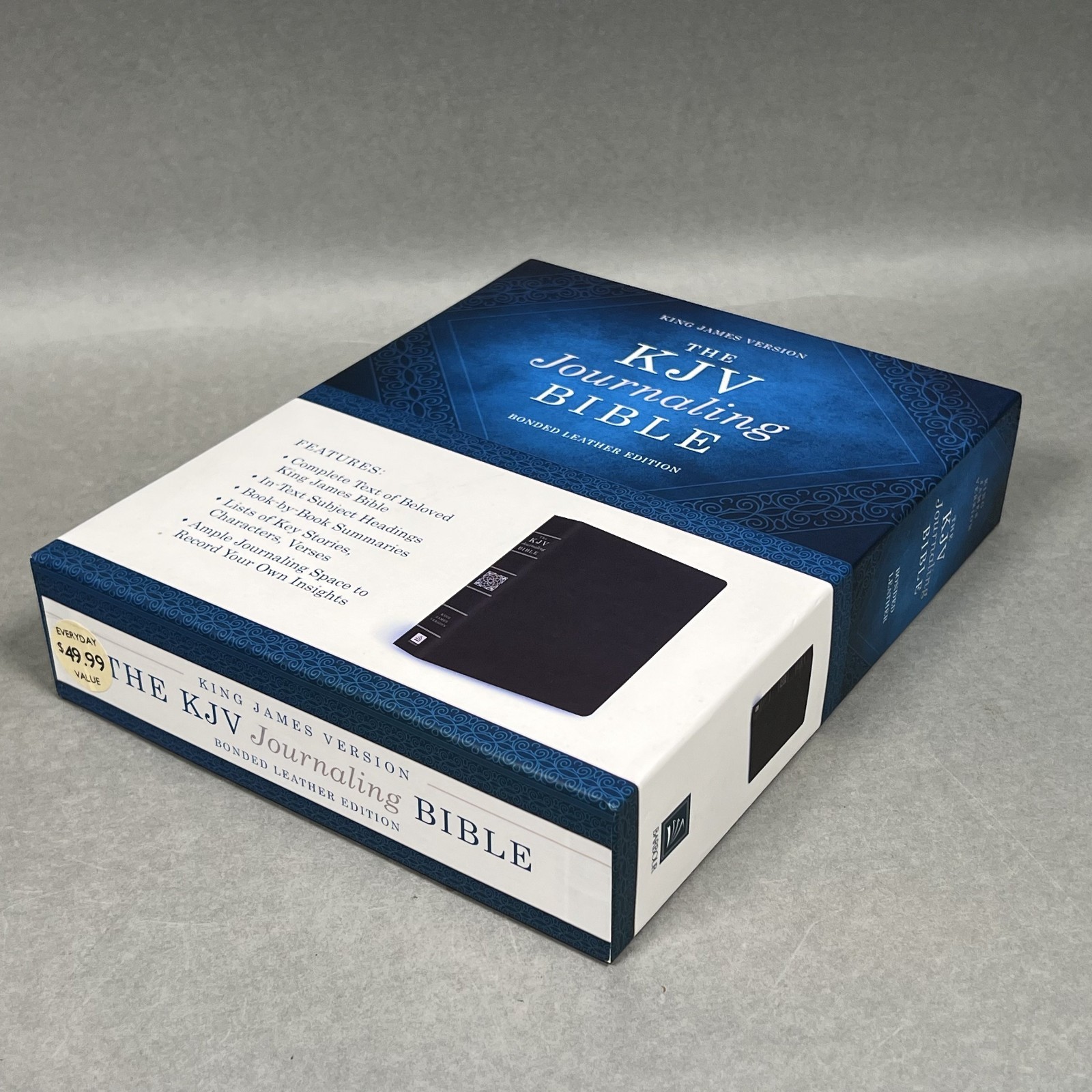 Like NEW KJV Journaling Bible Bonded Leather Edition Barbour Headings Summaries