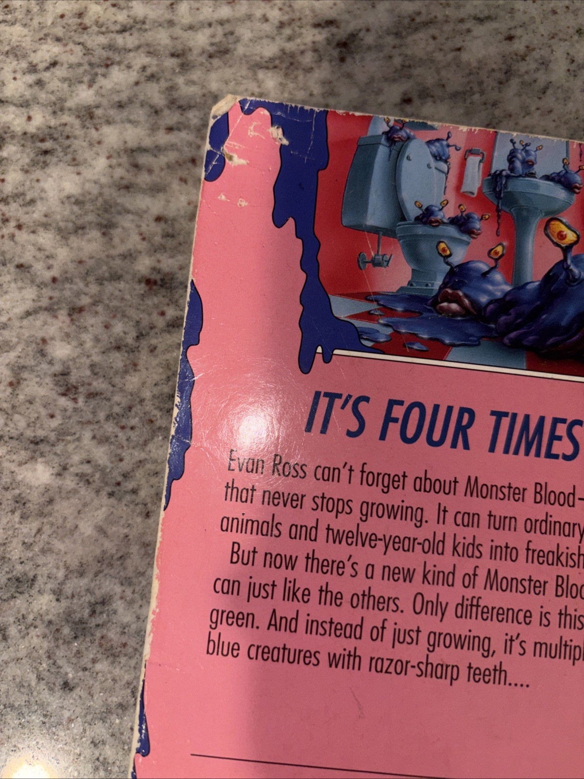 Goosebumps Book R.L. Stine #62 Monster Blood 4 Original Series