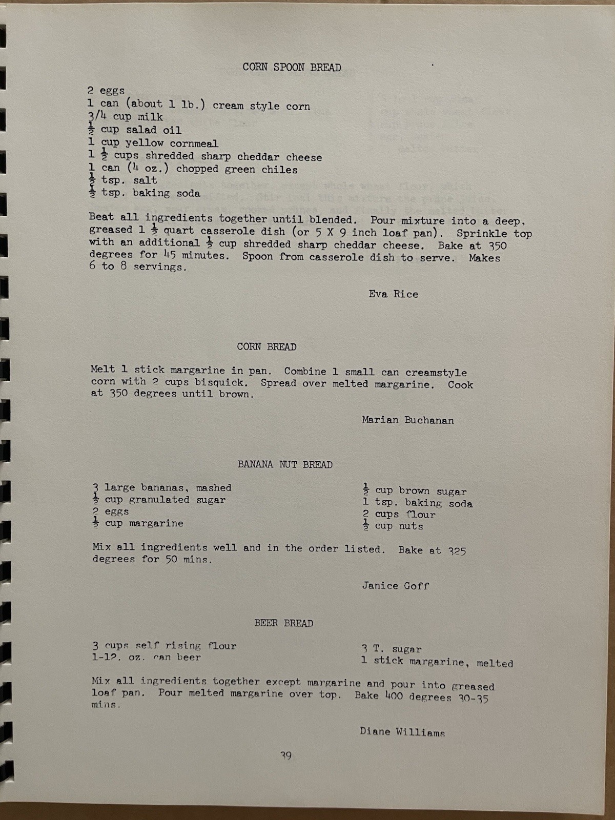 1987 BIG ISLAND, VA, BIG ISLAND LIBRARY FRIENDS COOKBOOK, 125 PAGES, VINTAGE