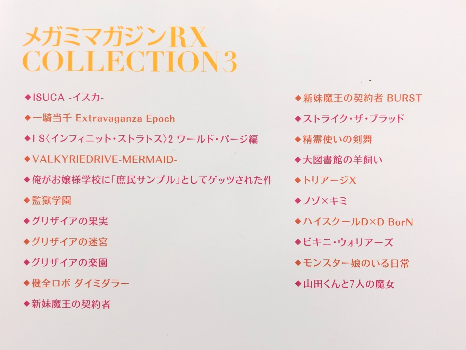 Megami Magazine RX Collection Vol.3 – Anime Artbook