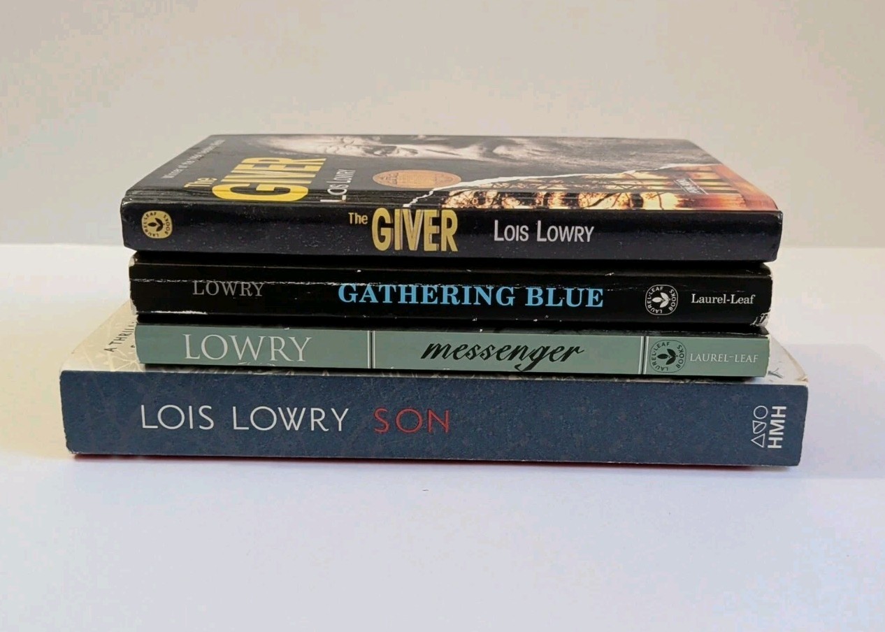 The Giver Quartet 4 Books Messenger Gathering Blue Gossamer The Giver Permabound