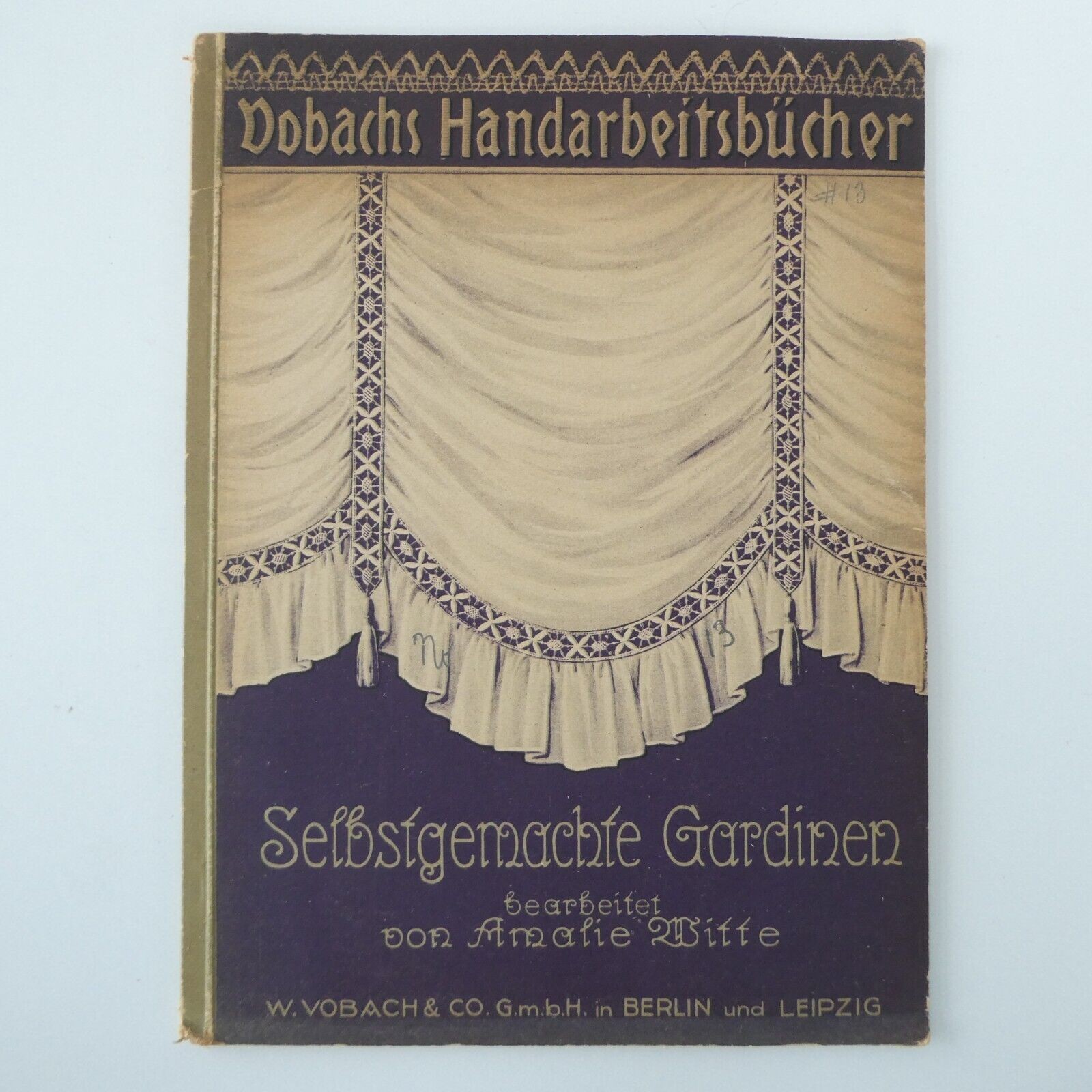 Vobachs Handarbeitsbucher Handcraft Book Vol 13 Handmade Curtains 1920s German