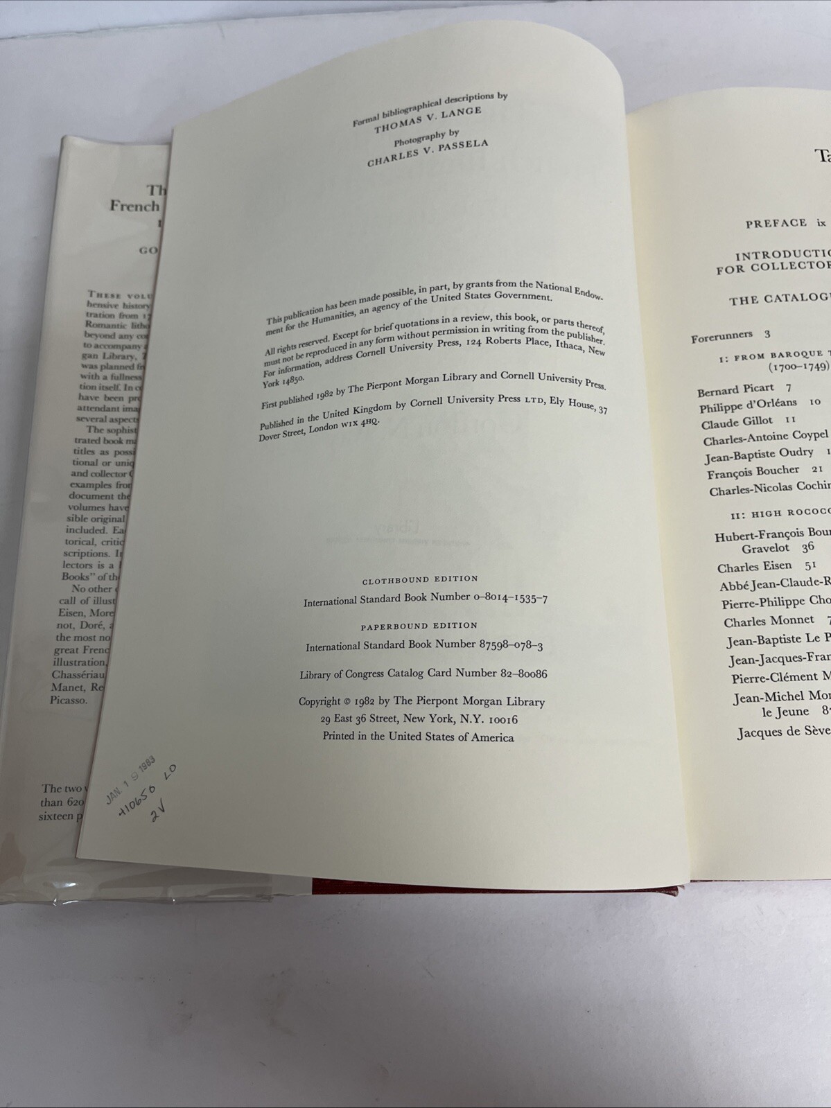 The Art of the French Illustrated Book, 1700 to 1914 Gordon N. Ray 2 Volume Set