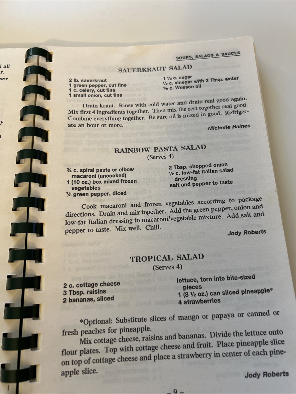 Favorite Recipes Cookbook Our Kids Clubhouse Alliance Ohio 1978 ~80 Pages