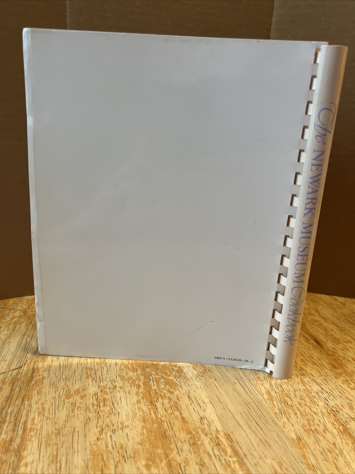 1983 The Newark Museum Cookbook New Jersey Spiral 174 Pages