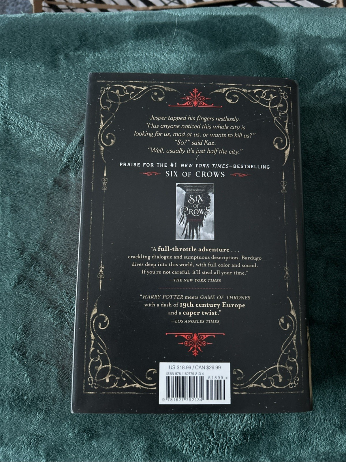 Crooked Kingdom by Leigh Bardugo 1st Edition 1st Print Sprayed Red Edges