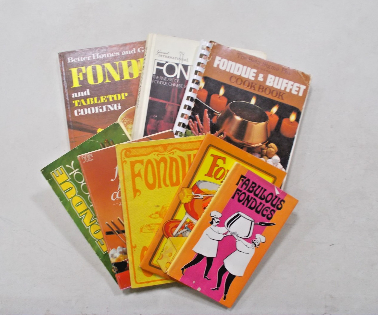 8 FONDUE COOKBOOKS # MIXED HC & TRADE PB PARTY FABULOUS BUFFET COOK-IN