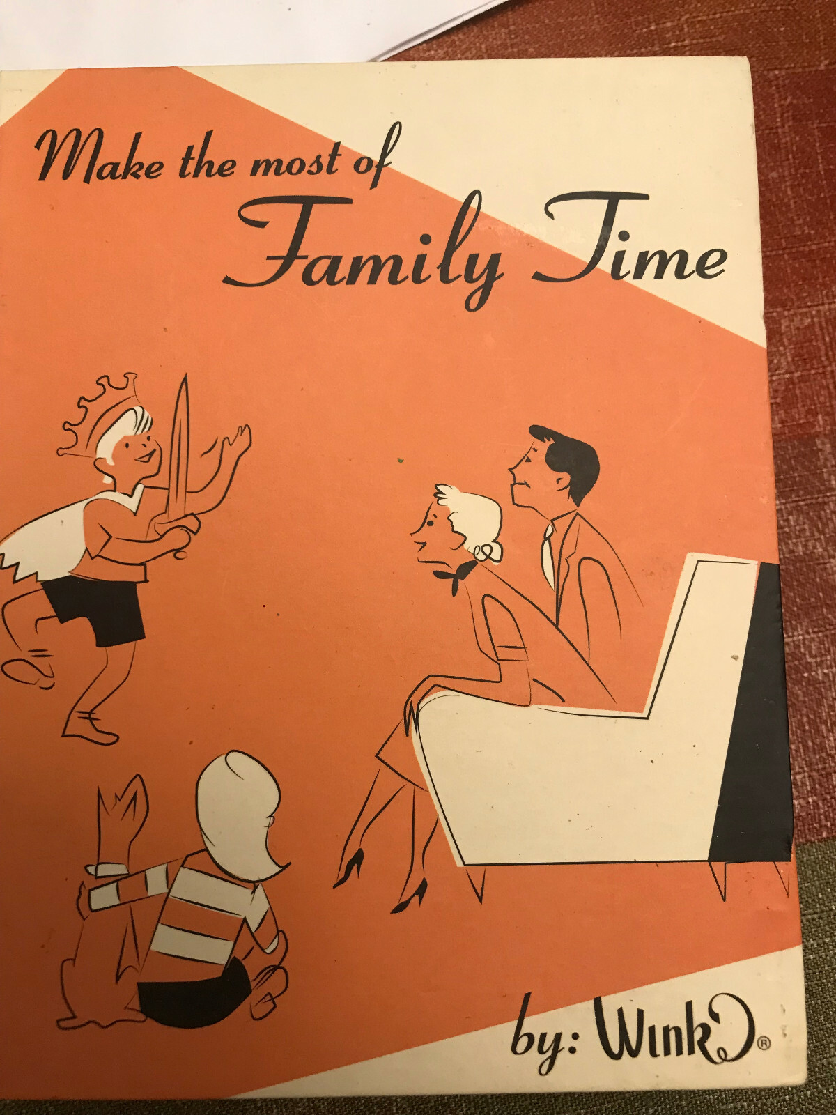 Wink Book Flask „Make the most of Family Time“ 7oz