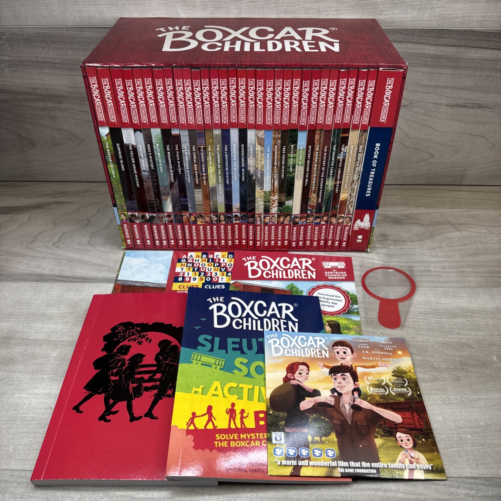 The Boxcar Children Favorites Collection Boxed Set 30 Book Journal Activity DVD