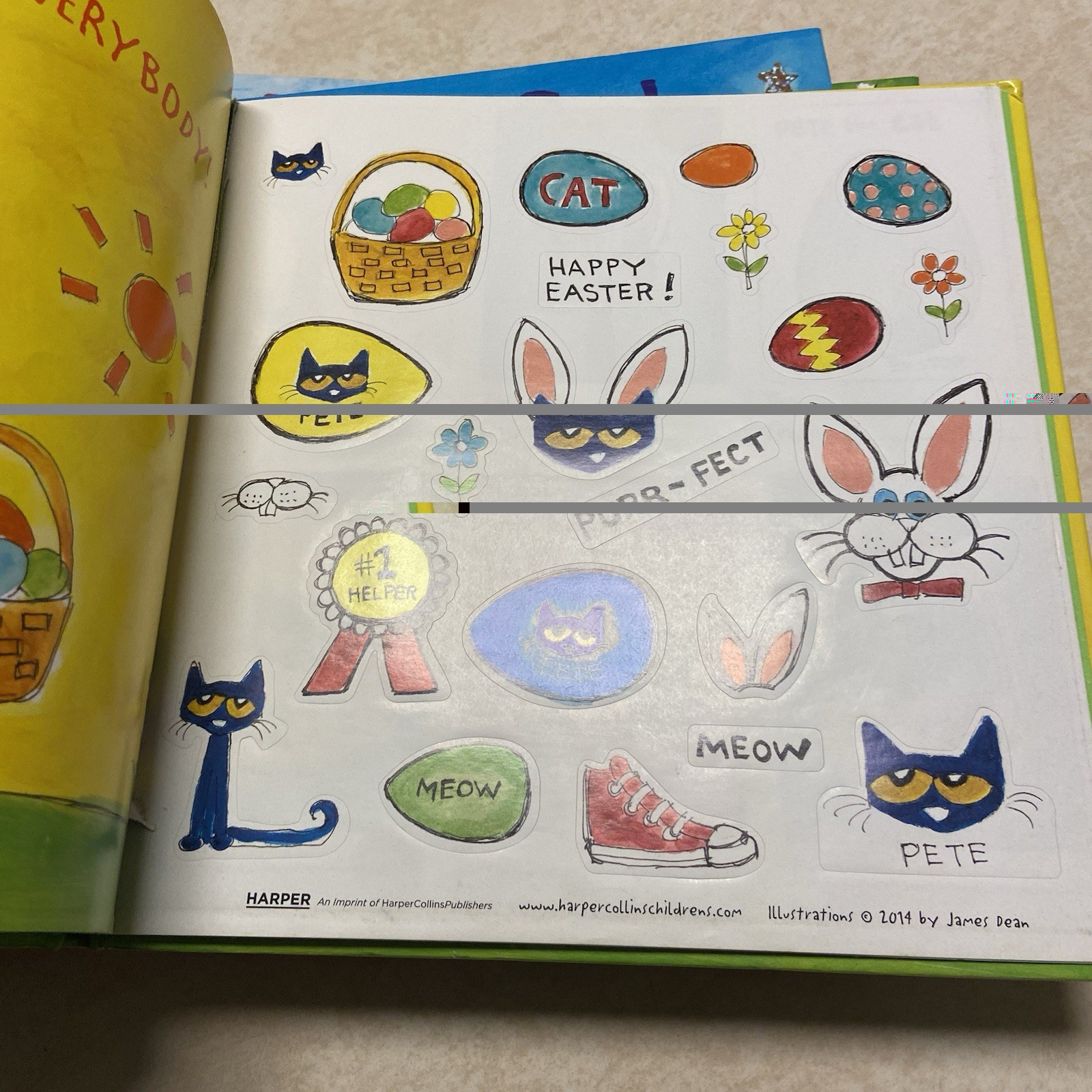 Pete The Cat Books Lot Of 6 Large Hardcover Picture Kids Easter Halloween Xmas