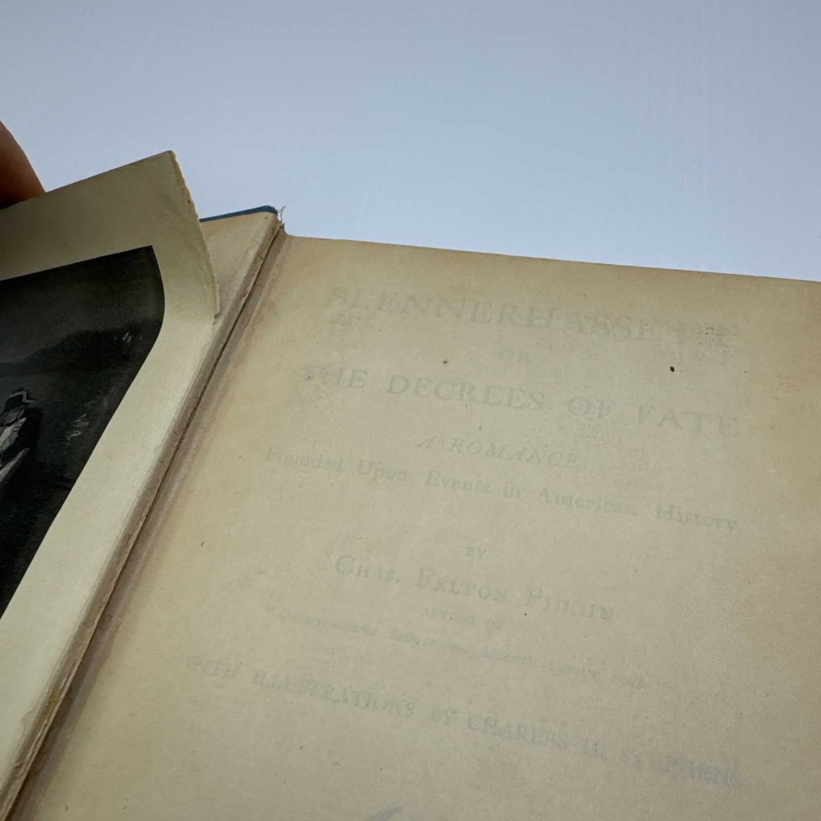Blennerhassett Decrees of Fate Romance Charles Felton Pidgin 1901 Antique Novel