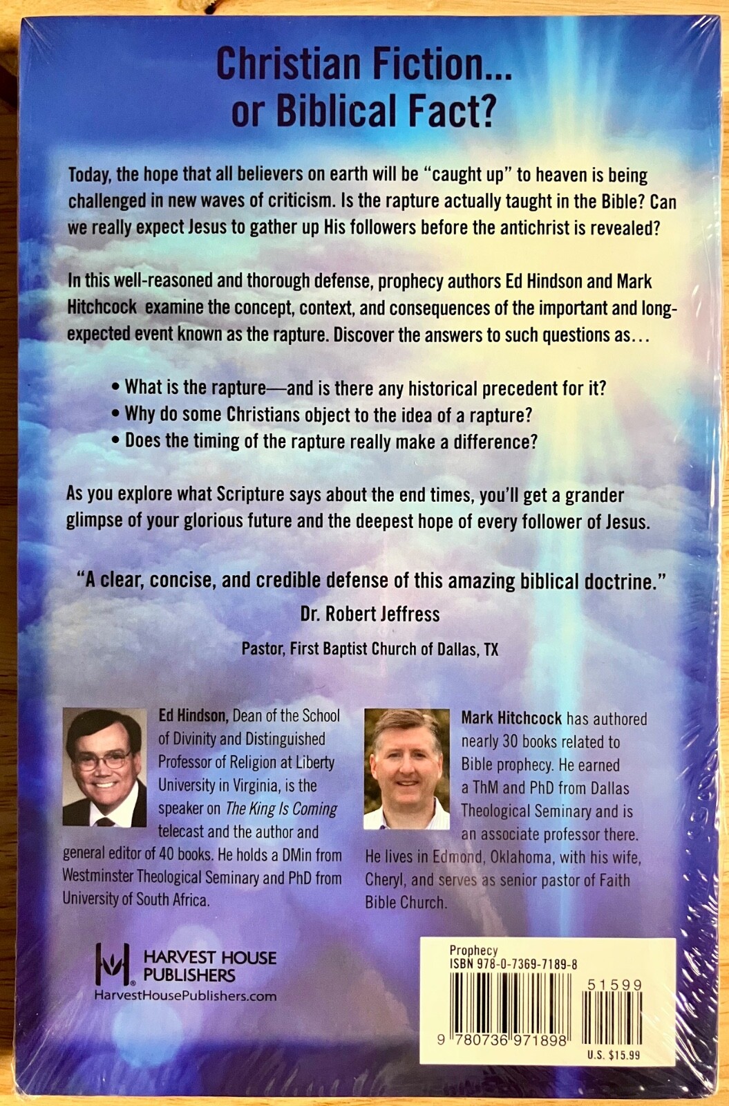 CAN WE STILL BELIEVE IN THE RAPTURE By Mark Hitchcock & Ed Hindson – Sealed
