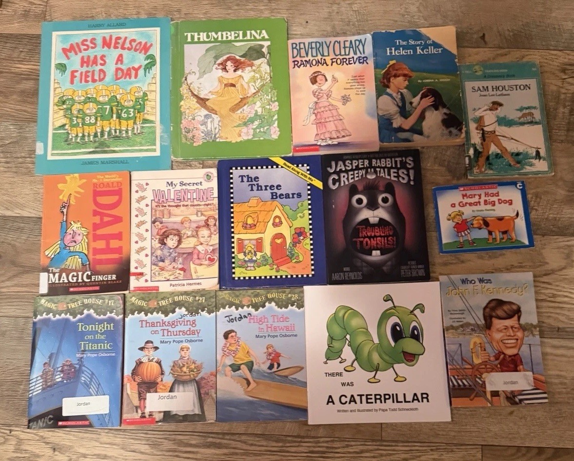 Random Lot of 15 – Books for Children’s/ Kids/ Toddler Babies/Preschool/Daycare