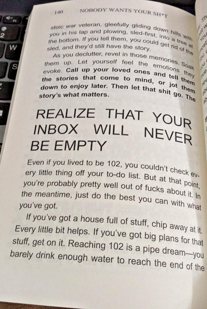 Nobody Wants Your Sh*t: The Art of Decluttering Before You Die PAPERBACK