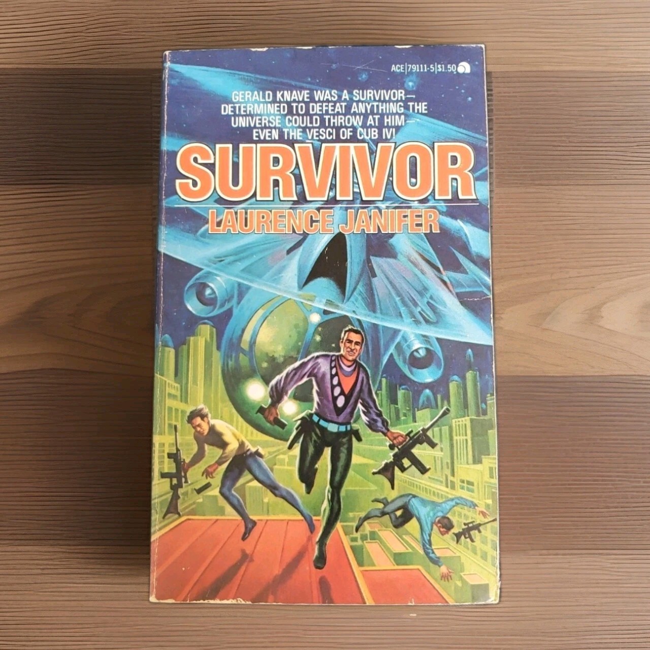 Survivor Laurence Janifer Vintage 1977 Sci-Fi Paperback Science Fiction