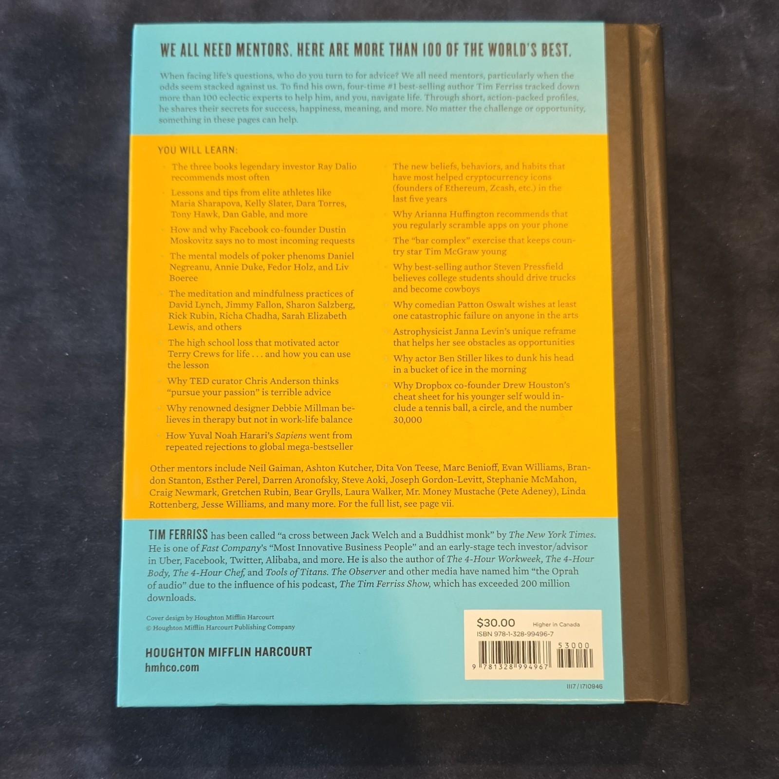 Timothy Ferriss Tribe of Mentors Short Life Advice from the Best Hardcover