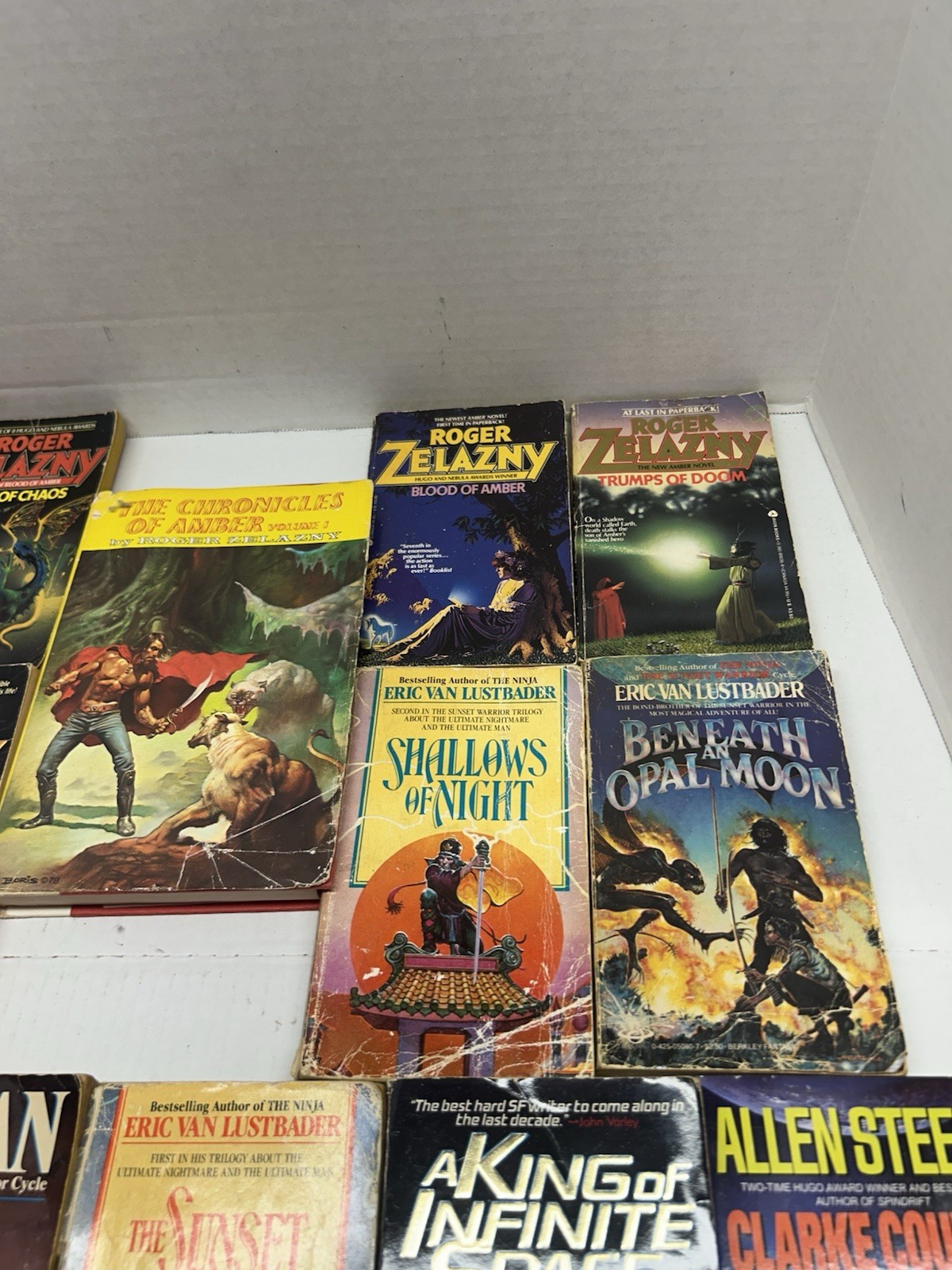 Lot of 15 random Scifi & Fantasy 1980s vintage Paperback books!
