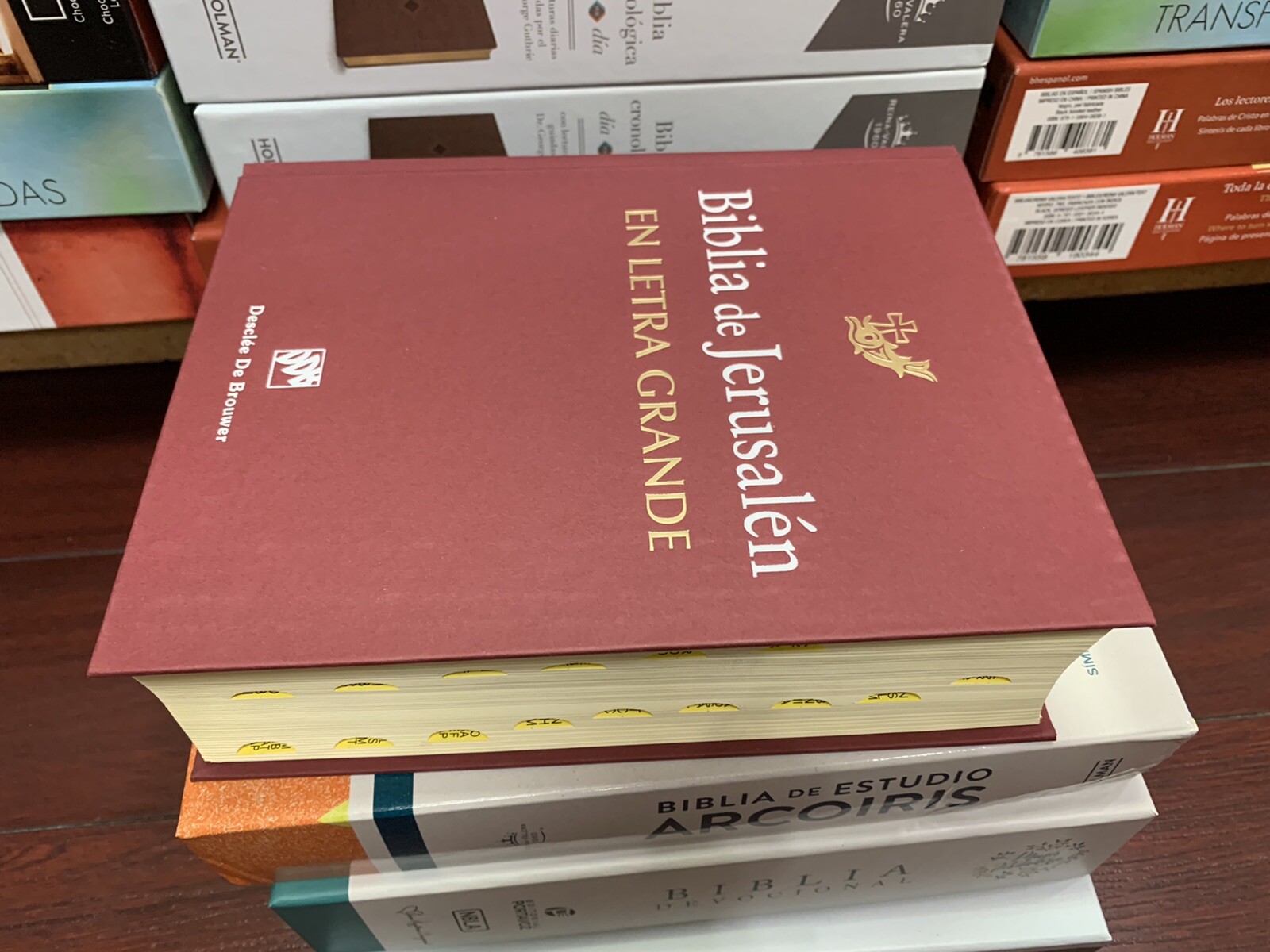 BIBLIA DE JERUSALEN.CATOLICA EN LETRA GRANDE REVISADA Y AUMENTADA CON INDICE
