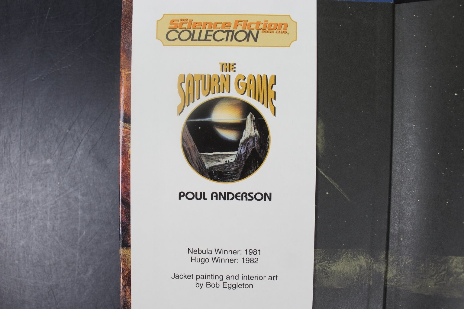 The Saturn Game Poul Anderson 1997 Science Fiction Collection HCDJ ~VG