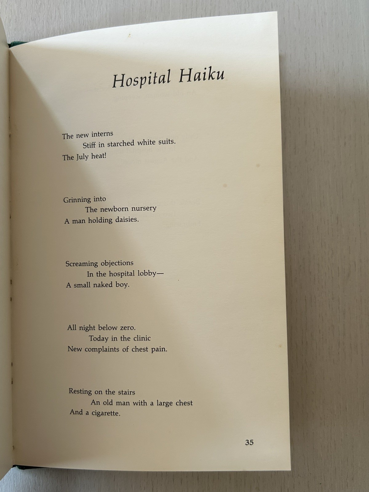 Vintage Medical Poetry Book WARD ROUNDS by K. D. Beernink M.D. Hospital Poems