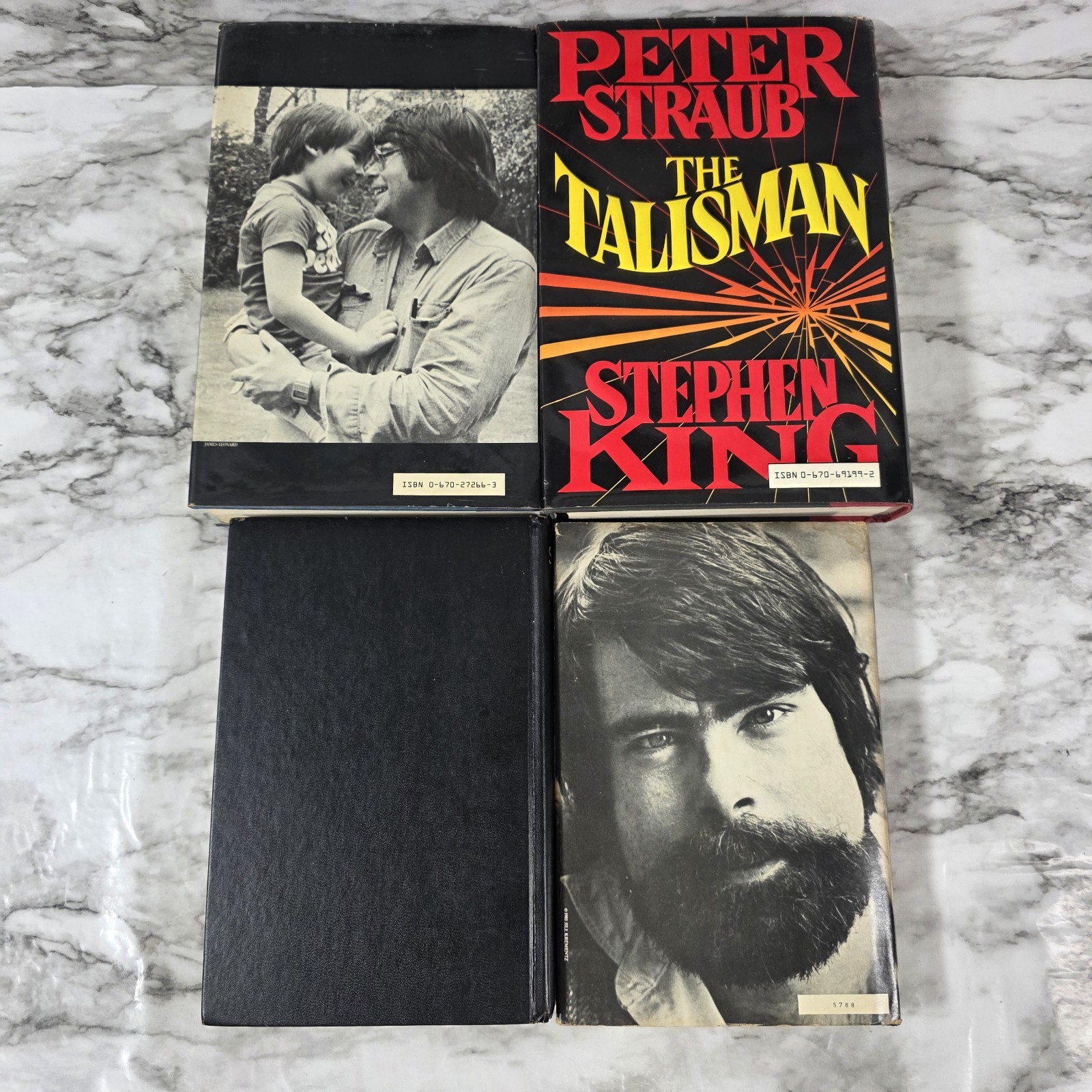 Stephen King Hardcover Book Lot 4 Talisman Cujo Shining Seasons READ DESCRIPTION