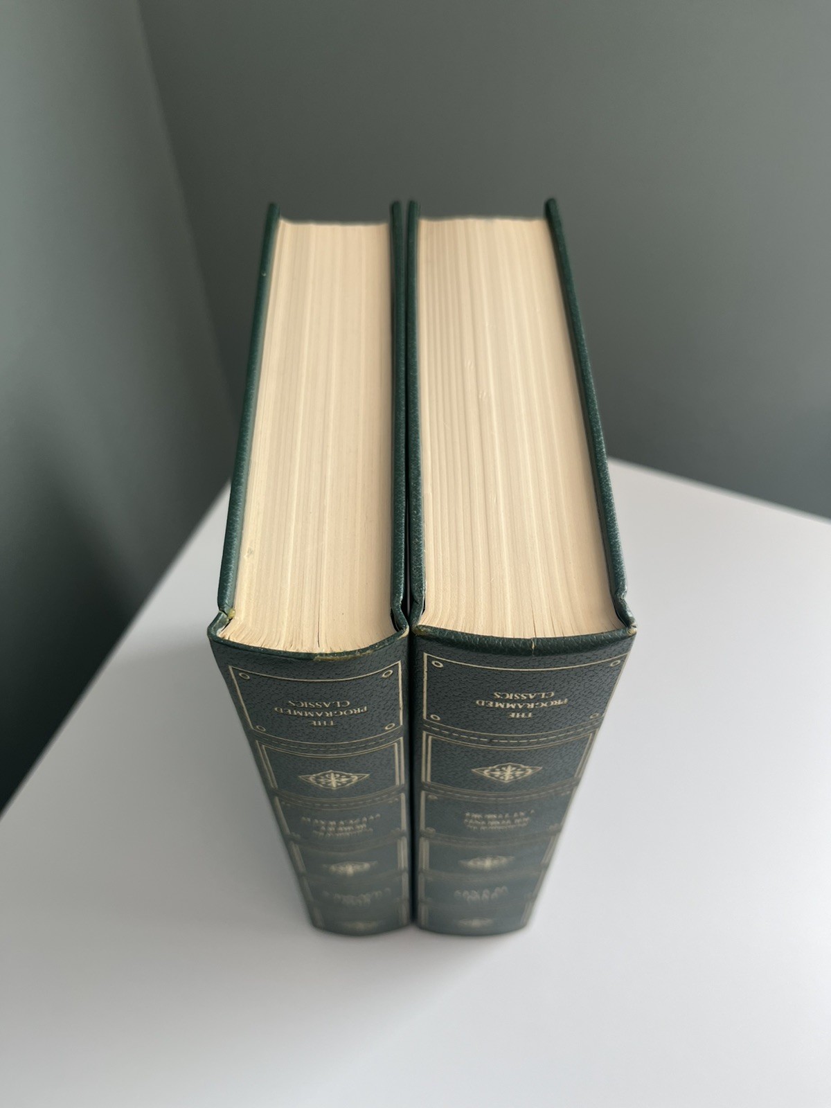 The Iliad & The Odyssey Homer Programmed Classics First Edition 2 Volume Set