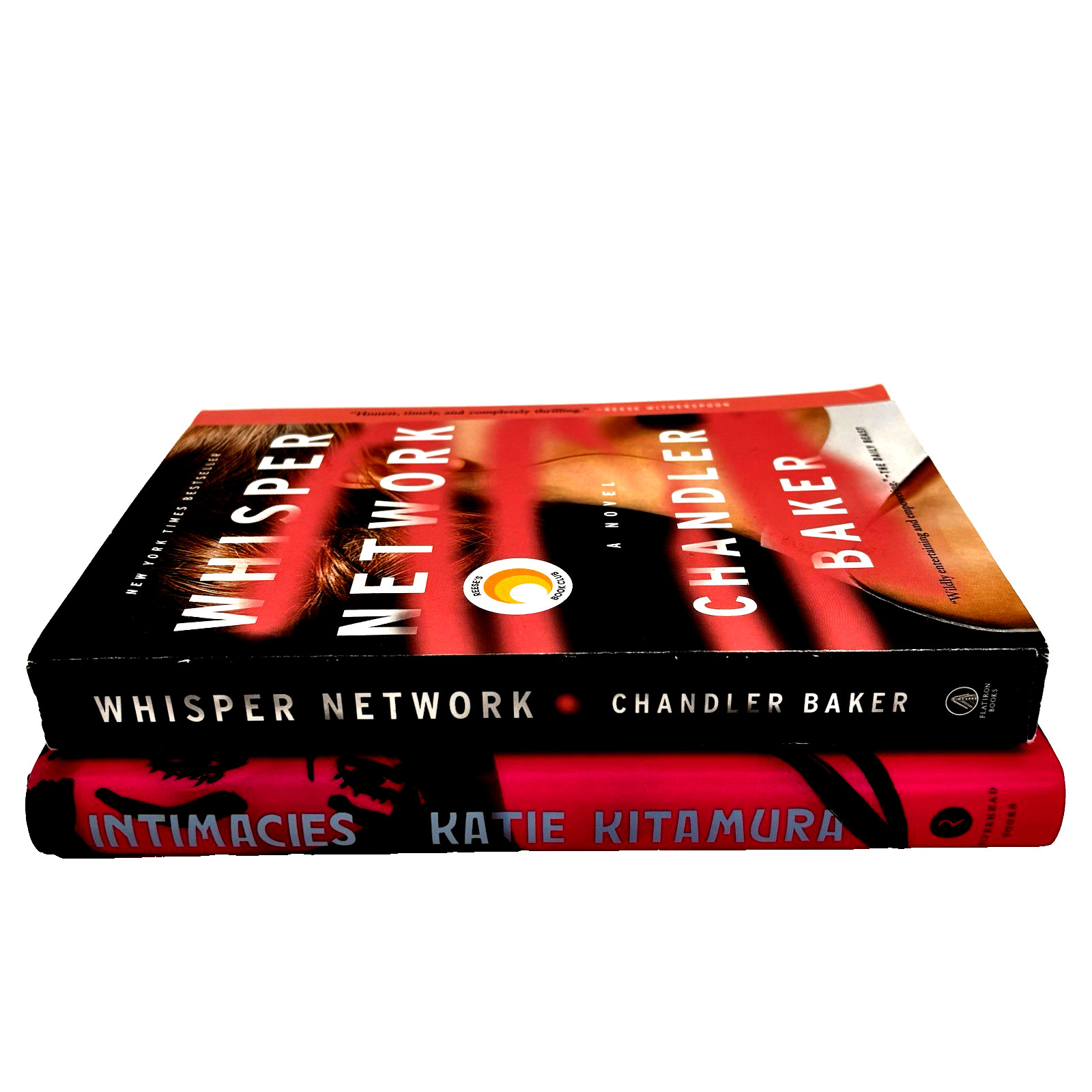 Intimacies/Kitamura Hardcover & Whisper Network/Baker Paperback Lot 2 New Books