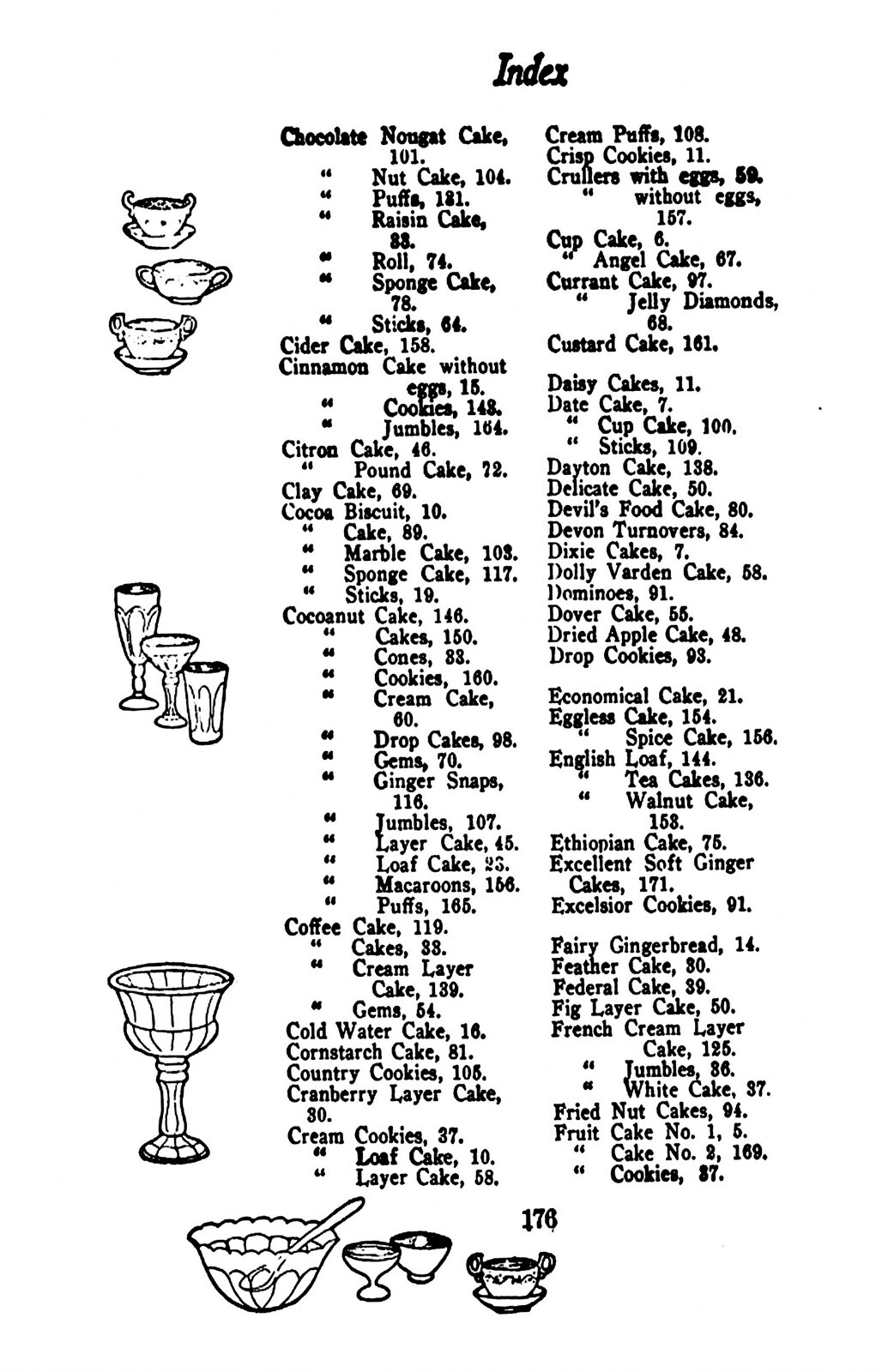 „1904“ 365 Cakes and Cookies Vintage Cook Book 179 Pages