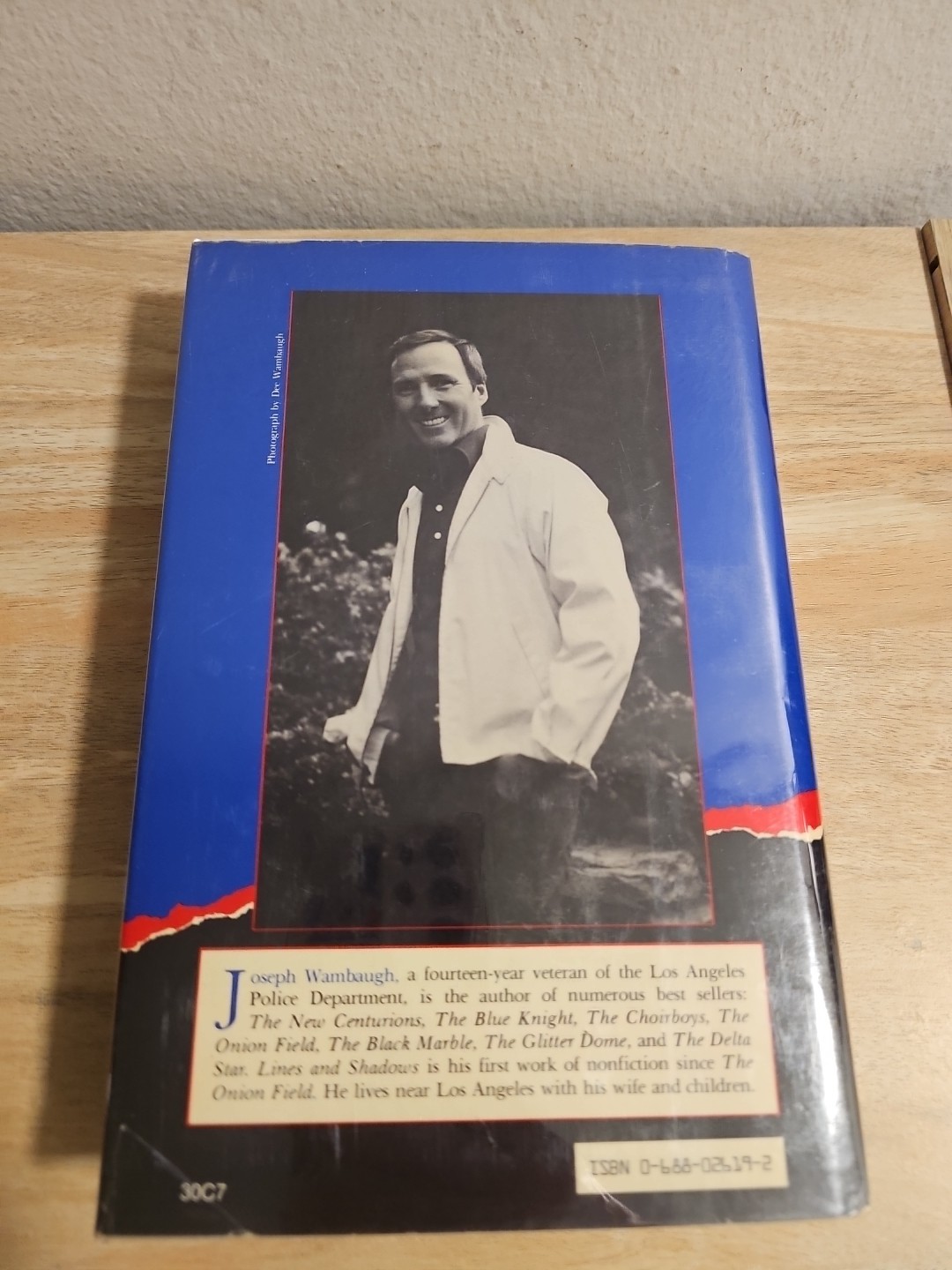 Lines and Shadows by Joseph Wambaugh (1984, Hardcover) Signed By Author