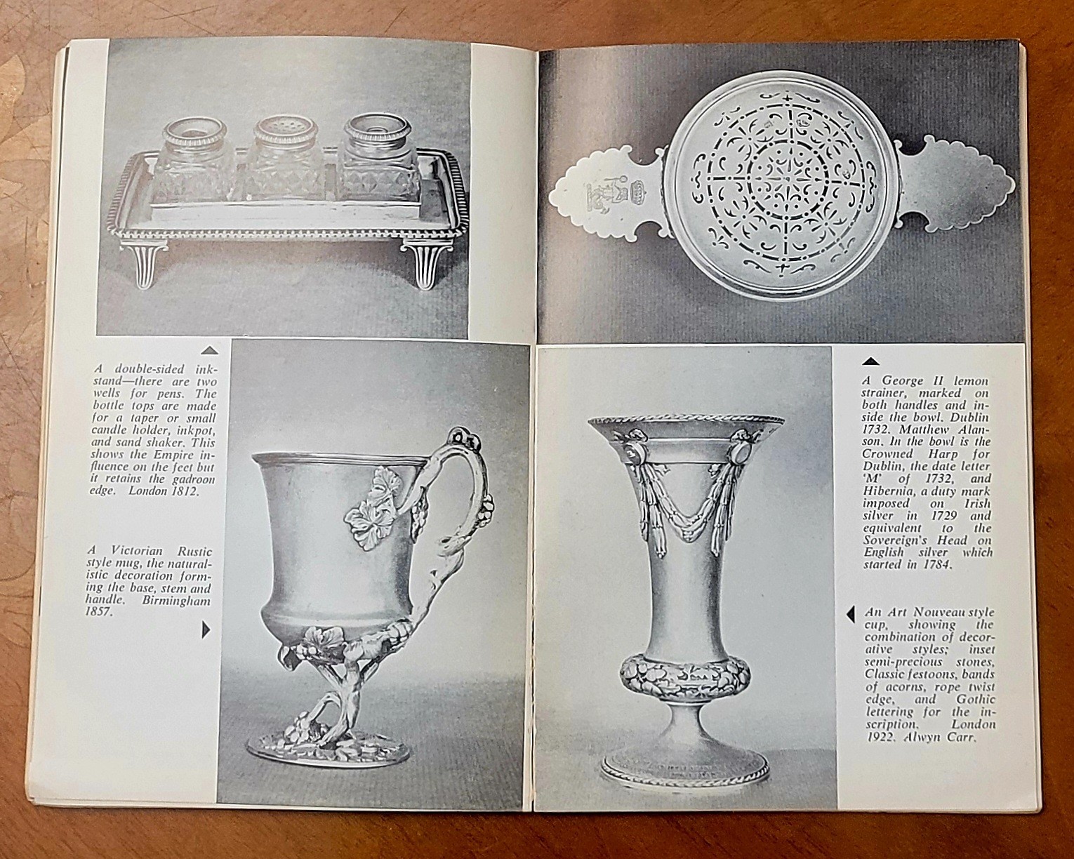 Discovering Hall Marks on English Silver by John Bly, 1970, 56 pages.