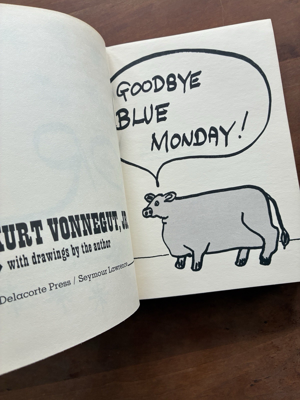 1973 Breakfast of Champions Kurt Vonnegut 1st Edition 1st Printing + Dust Jacket