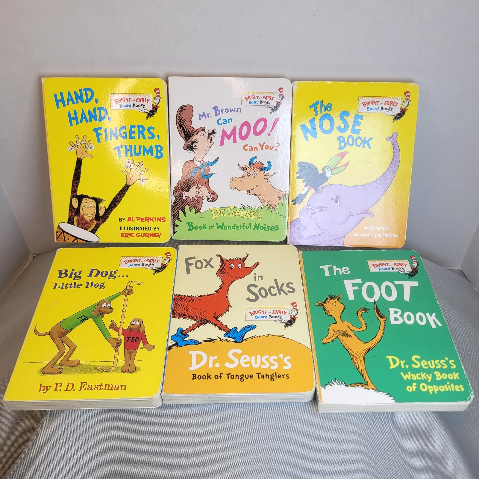 Bright And Early Board Books Dr Seuss Assorted Set Of 6 Children’s Books