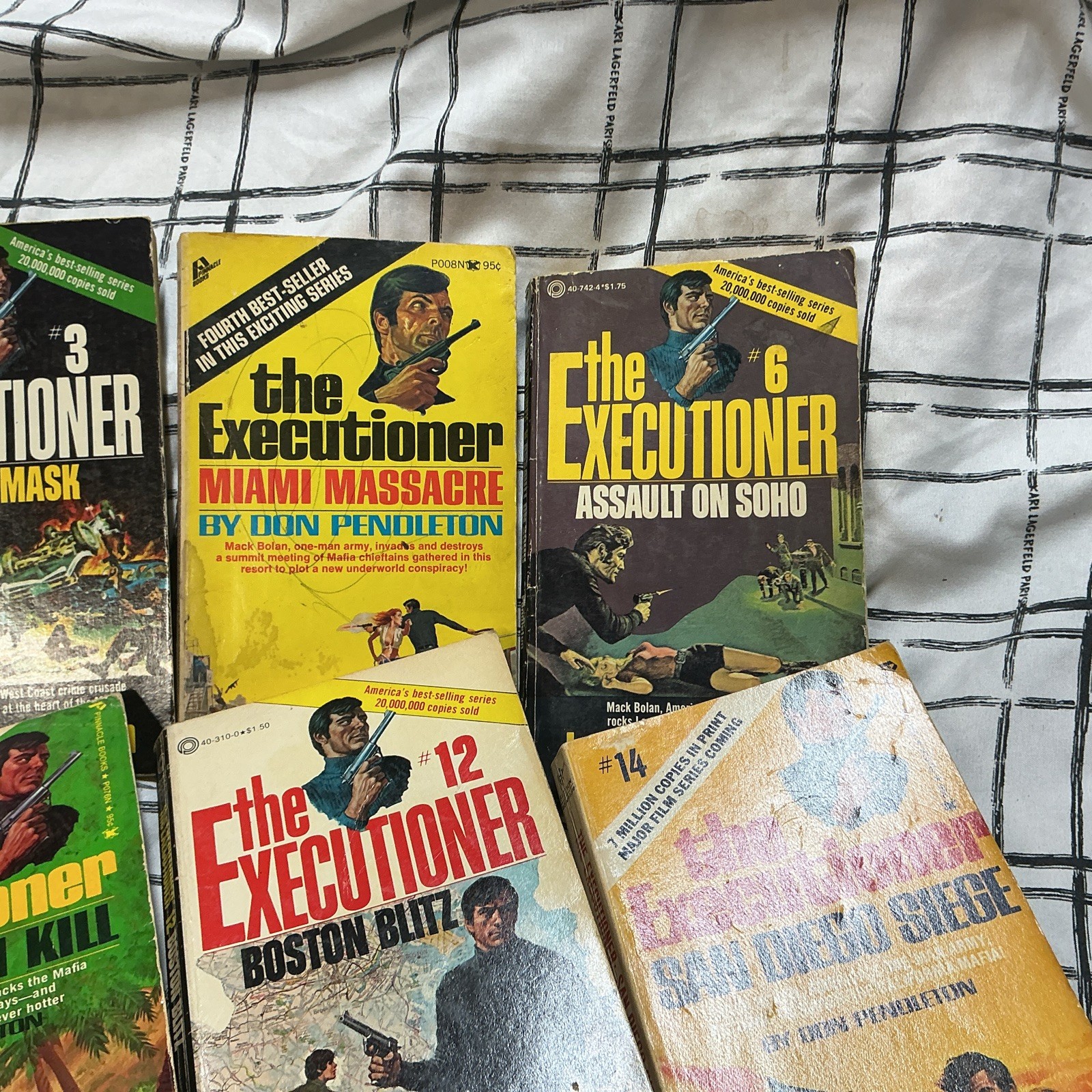 The Executioner Series By Don Pendleton first Printing 1969 Books 1-38