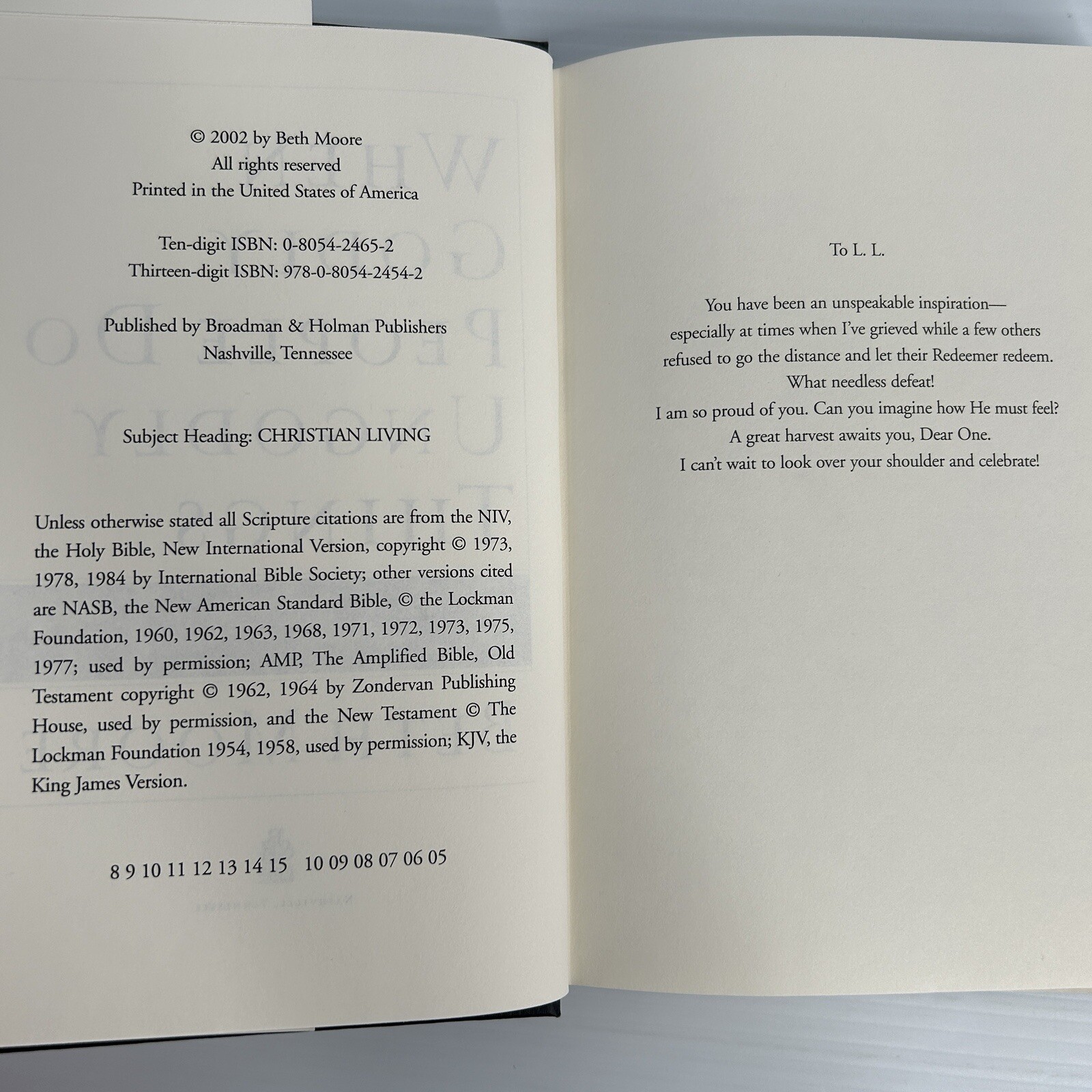 When Godly People Do Ungodly Things by Beth Moore Hardcover