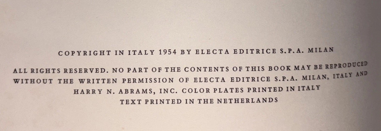 Italian Jeweled Arts Filippo Rossi Abrams, Inc. 1954 No DJ 110 Color Plates