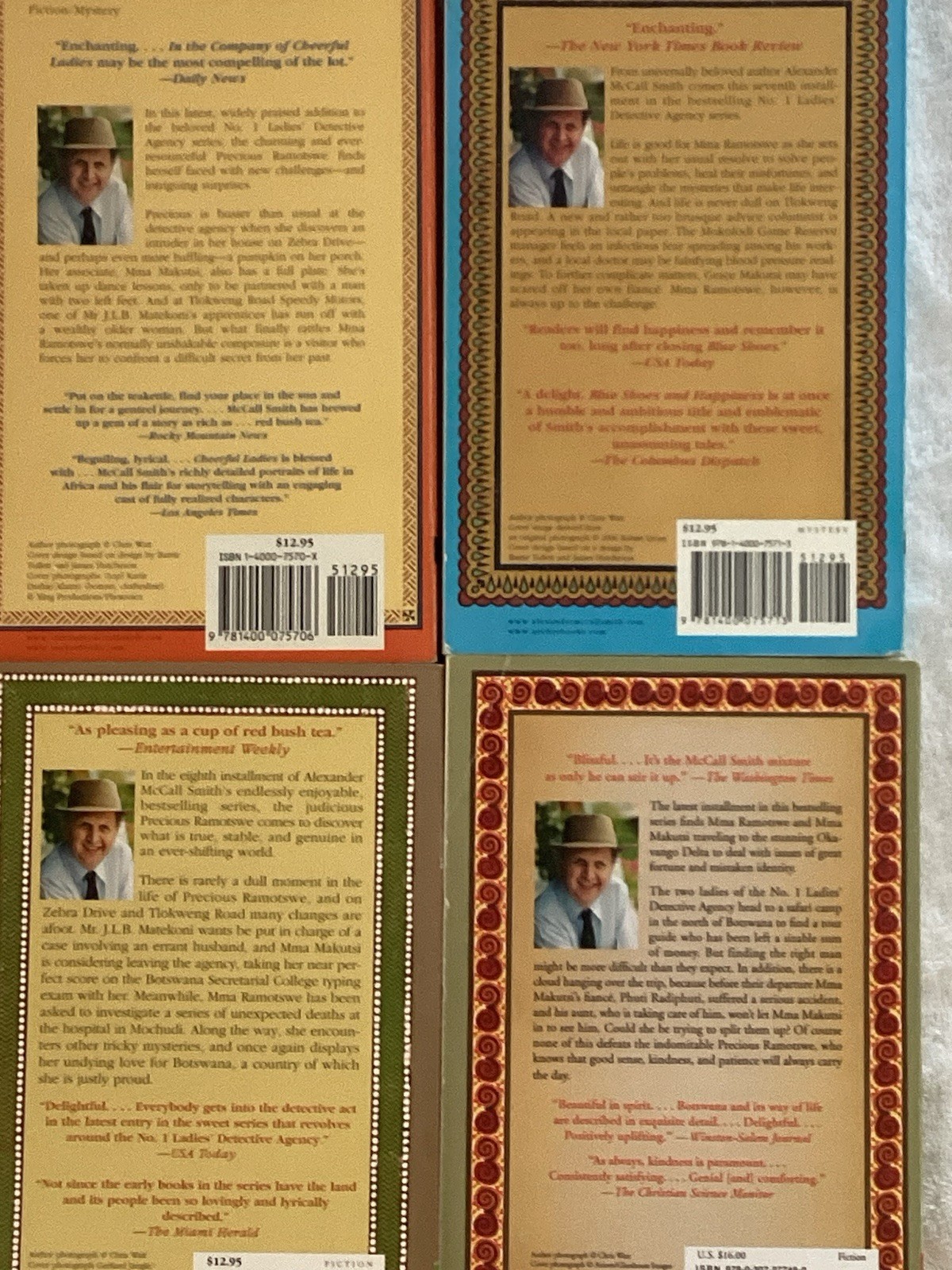 14 Books:AlexanderMcCall Smith, The No.1 Detective Series, See Descrip For Title