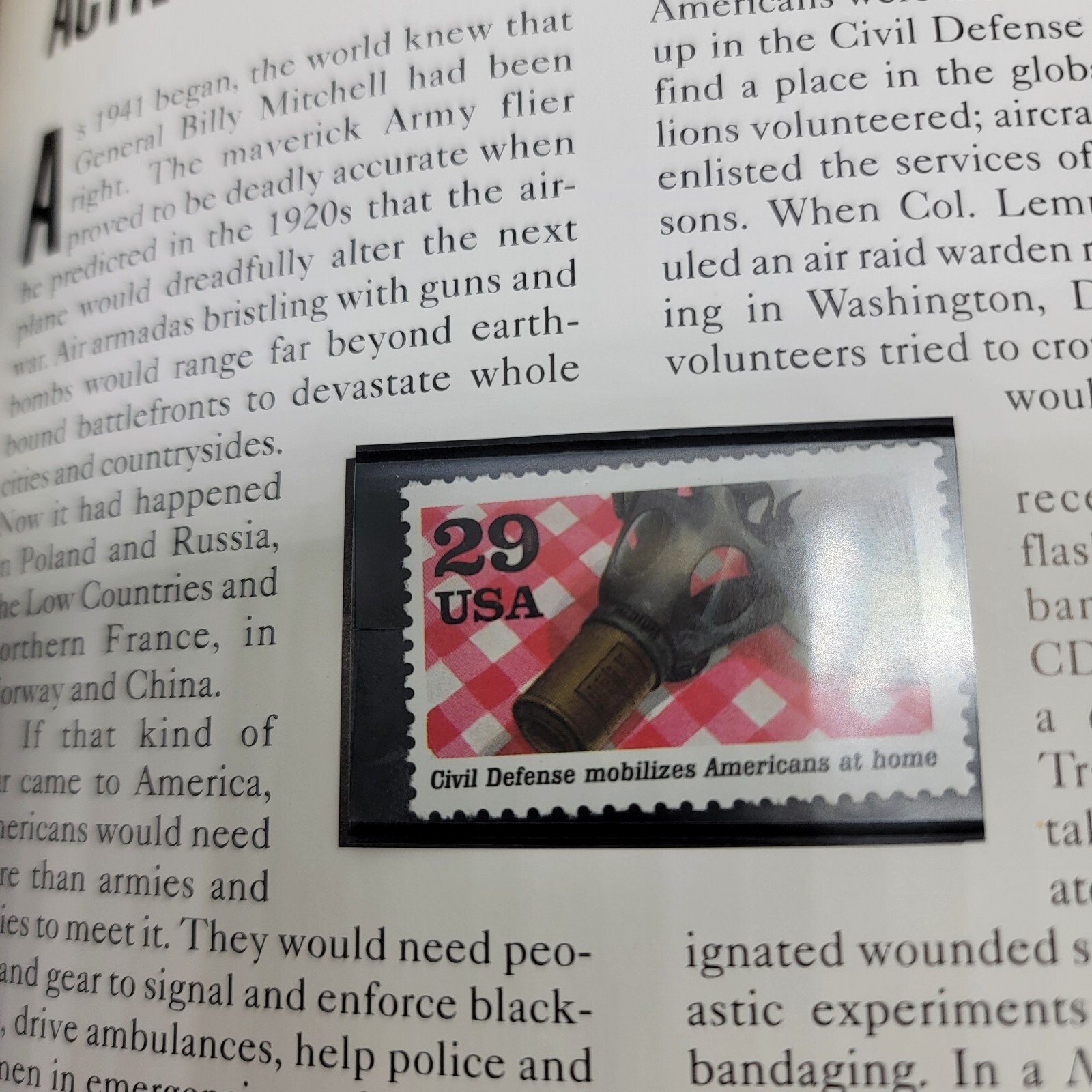 World War II Remembered 1941 Book With Us Postage Stamps 40 Pages