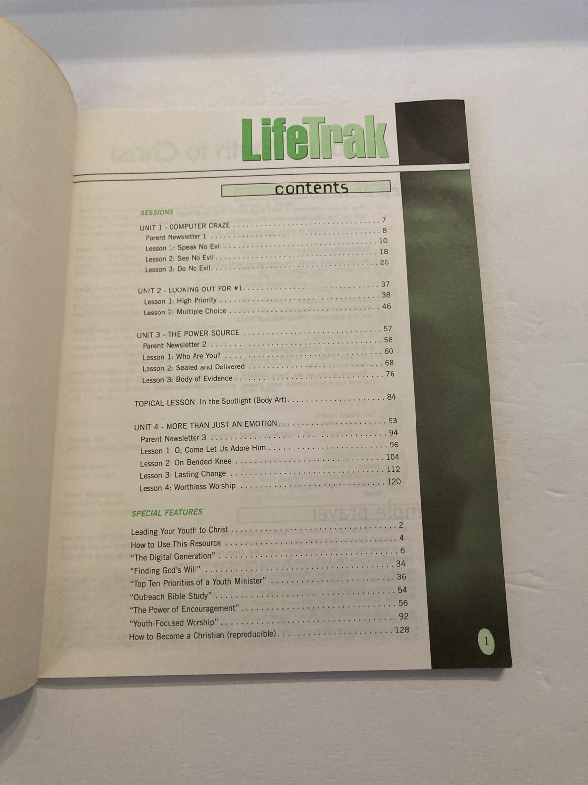 LifeTrak Bible Studies For Older Youth with Interactive cd-rom volume 2 issue 1