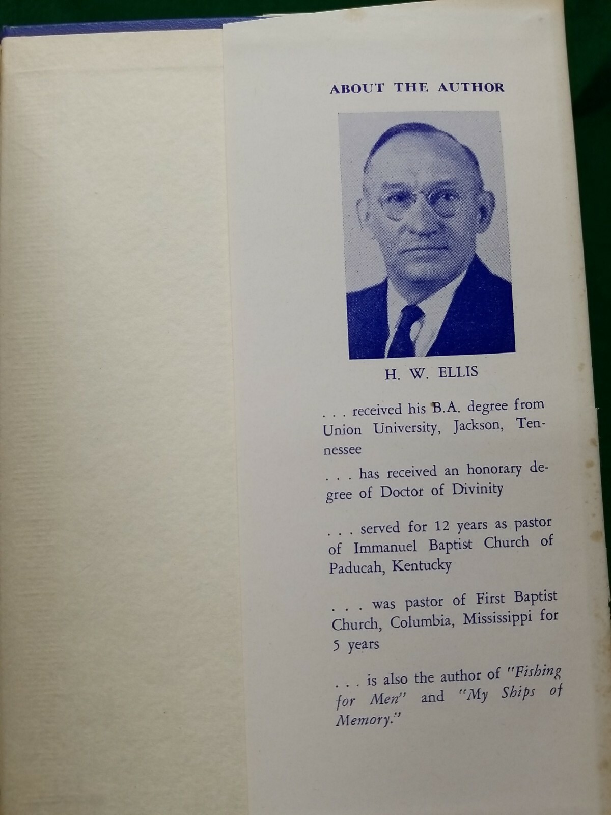 1953 CHRISTIAN STEWARDSHIP AND CHURCH FINANCE by H.W. Ellis, HB,
