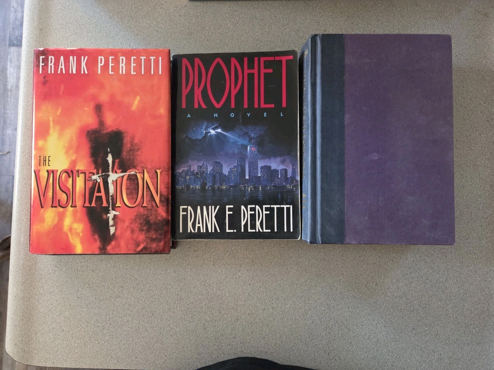 Frank Peretti Lot Of 3 Books. 1 Is 2-in-1. Hardcover & Paperback